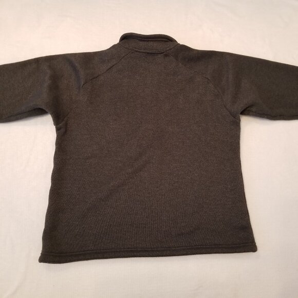MEC Polartec Fleece Grey Women Half Zip Sweater Knit Pullover with Collar Medium - Picture 3 of 9